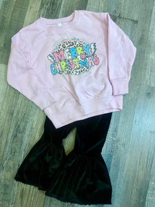 Retro Pink Christmas Sweatshirt