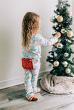 Vintage Santa buttflap pajamas