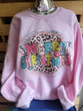 Retro Pink Christmas Sweatshirt